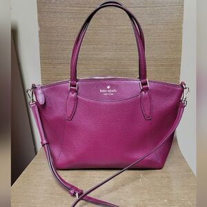 Kate Spade Monica Satchel Dark Raspberry